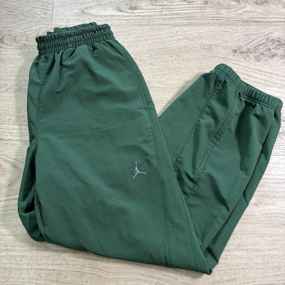 Air Jordan‎ 20th Anniversary Track Pants Large Green Joggers Basketball Vintage